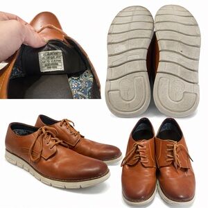 Men's Tan Leather Derby Shoes
